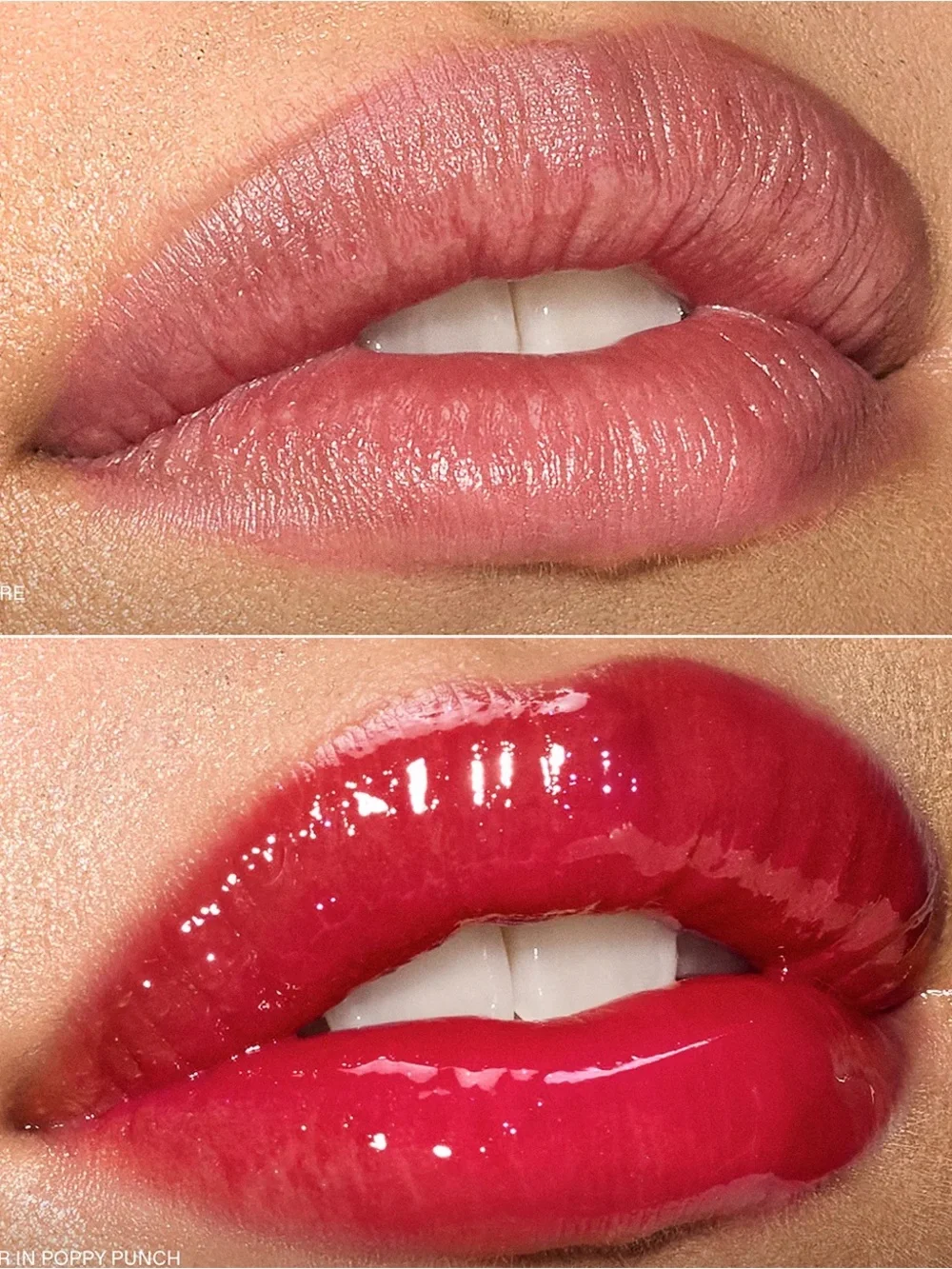 r.e.m. beauty x wicked: for good poppy plumping lip gloss